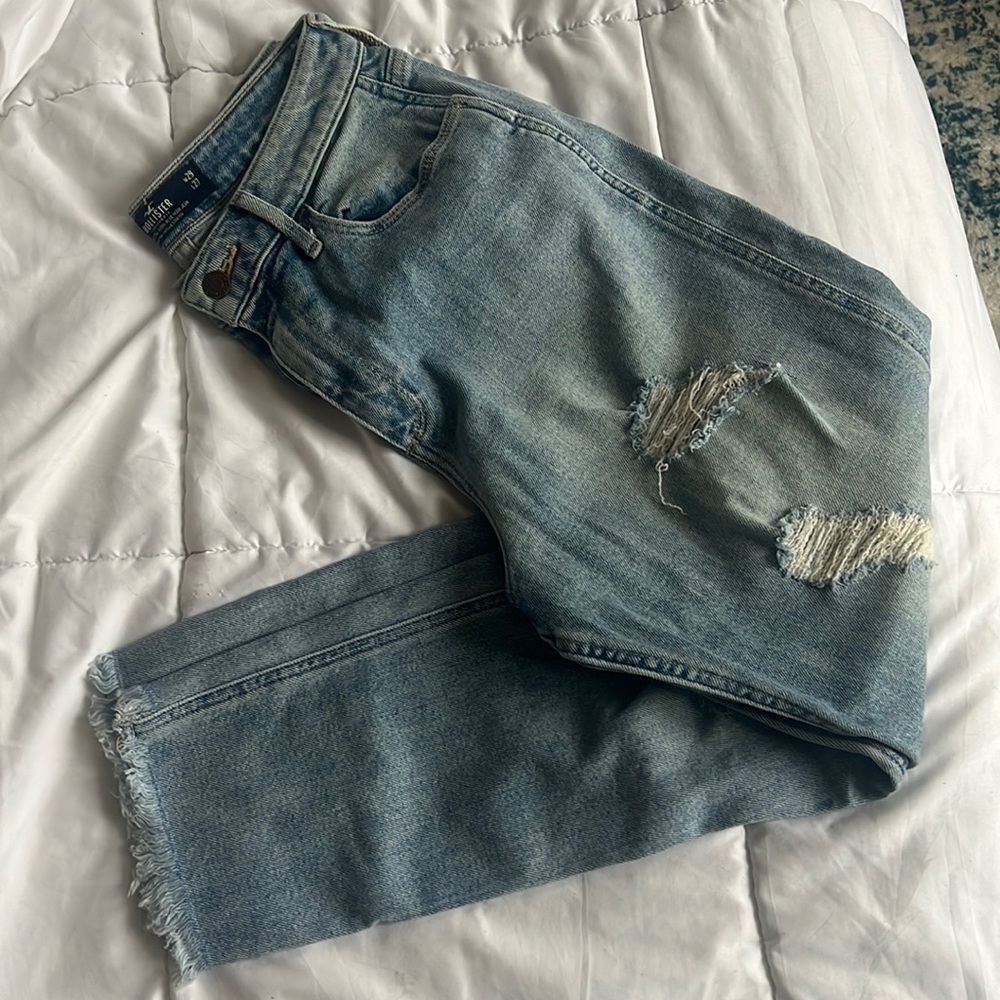 High rise hollister mom jeans